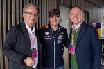 LH Drexler und BM Karner trafen Formel 1-Weltmeister Max Verstappen vor dem Grand Prix-Start