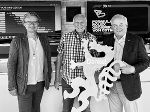 In Memoriam Dietrich Mateschitz: LH Christopher Drexler (l., damals Sportlandesrat) und der frühere Landeshauptmann Hermann Schützenhöfer (r.) im August 2020 mit Dietrich Mateschitz bei der MotoGP am Red-Bull-Ring. 