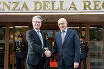LH Christopher Drexler mit Daniele Leodori, Präsident der Region Lazio.