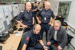 LH Christopher Drexler macht sich ein Bild von der Arbeit des polizeilichen Einsatzstabes