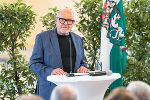 August Schmölzer bei seiner Lesung unter dem Titel „Herzensbildung″. © Land Steiermark/Binder; bei Quellenangabe honorarfrei August Schmölzer bei seiner Lesung unter dem Titel „Herzensbildung″.
