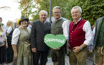 LT-Präsidentin Manuela Khom, LH a.D. Hermann Schützenhöfer, LH Christopher Drexler, LH-Stv. Anton Lang © Land Steiermark/Kanizaj; Verwendung bei Quellenangabe honorarfrei LT-Präsidentin Manuela Khom, LH a.D. Hermann Schützenhöfer, LH Christopher Drexler, LH-Stv. Anton Lang